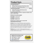 Daily Detox Tabs Supplement Facts Panel
