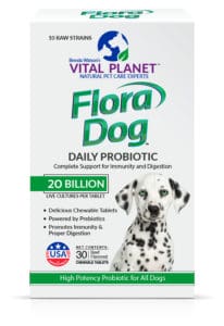 Flora Dog 20 Billion Chewable Tablets